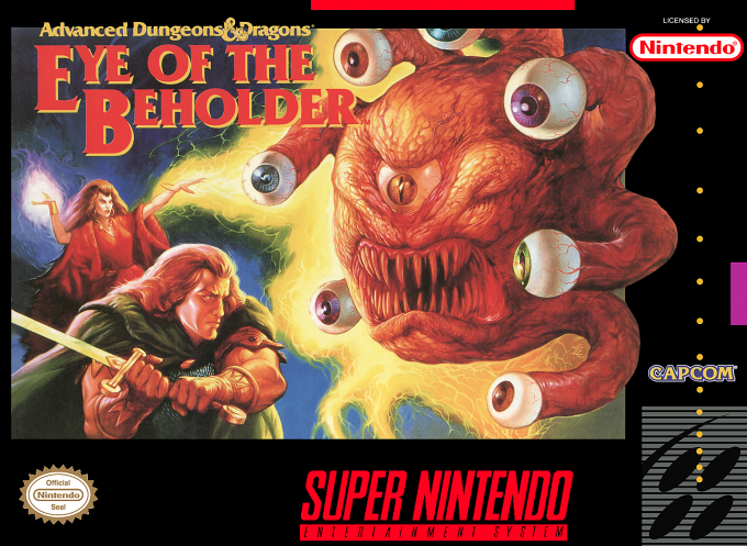 Advanced Dungeons & Dragons Eye of the Beholder - SNES