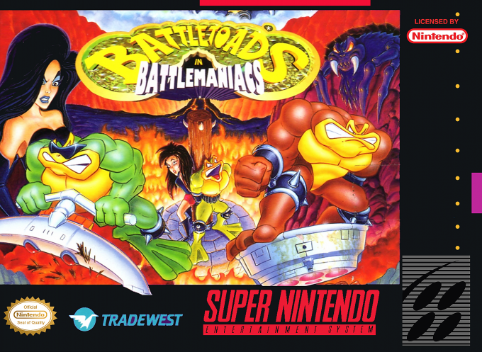 Battletoads In Battlemaniacs - SNES