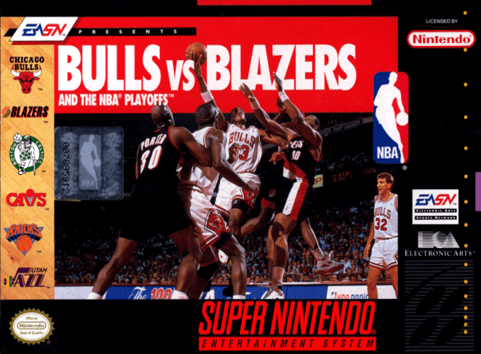 Bulls Vs Blazers and the NBA Playoffs - SNES