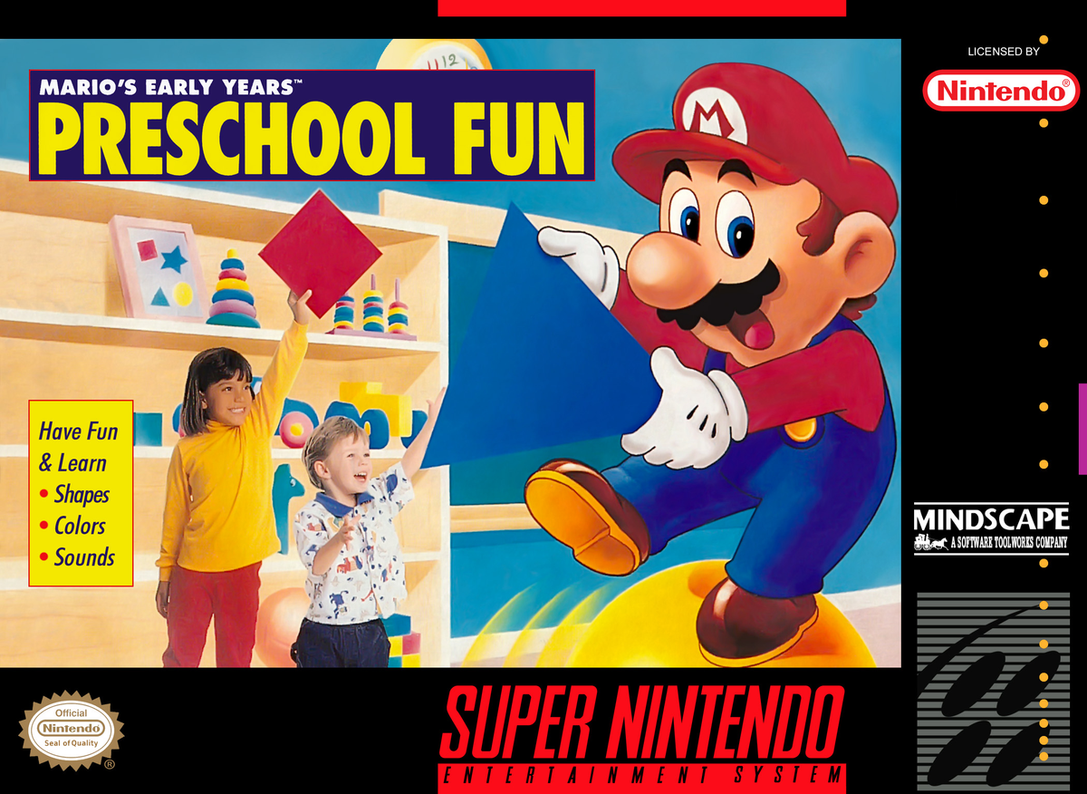 Mario's Early Years Preschool Fun - SNES