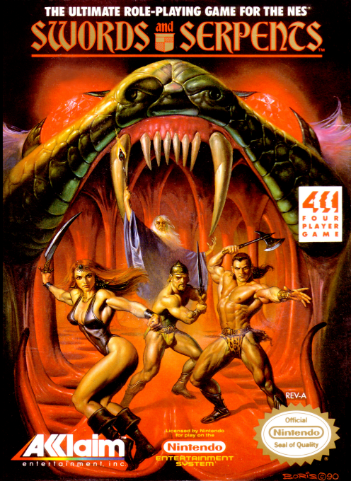 Swords and Serpents - NES