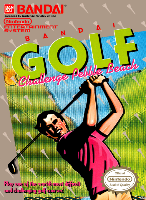 Bandai Golf Challenge Pebble Beach - NES