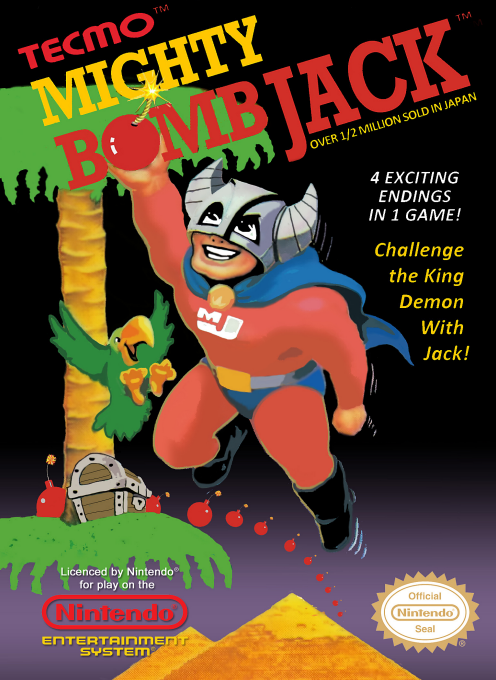 Mighty Bomb Jack [5 Screw] - NES