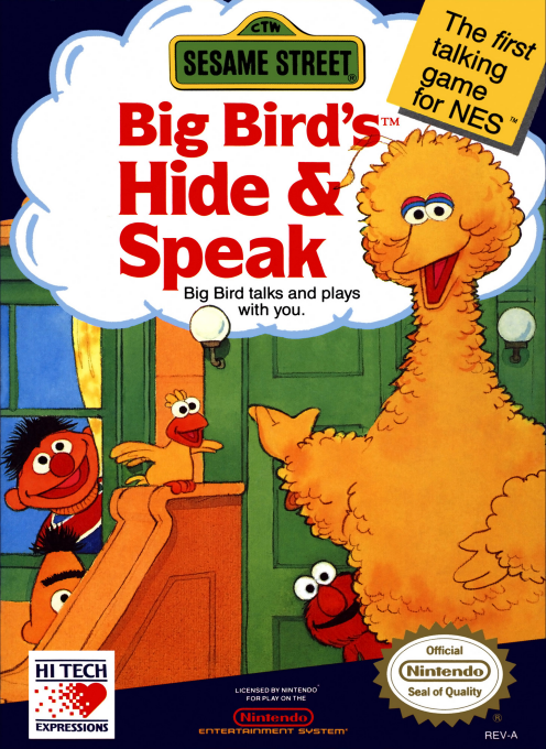 Sesame Street Big Bird's Hide and Speak - NES