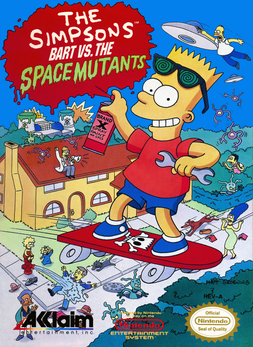The Simpsons Bart vs the Space Mutants - NES