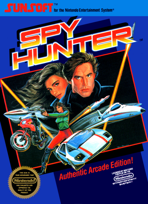 Spy Hunter [5 Screw] - NES