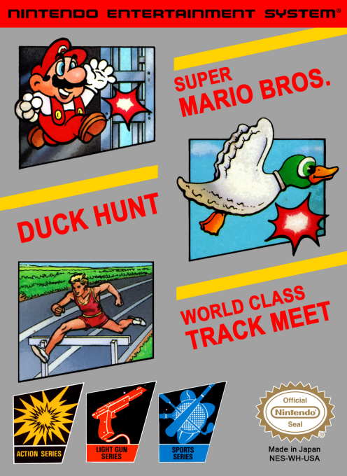 Super Mario Bros Duck Hunt World Class Track Meet [Red Overalls] - NES
