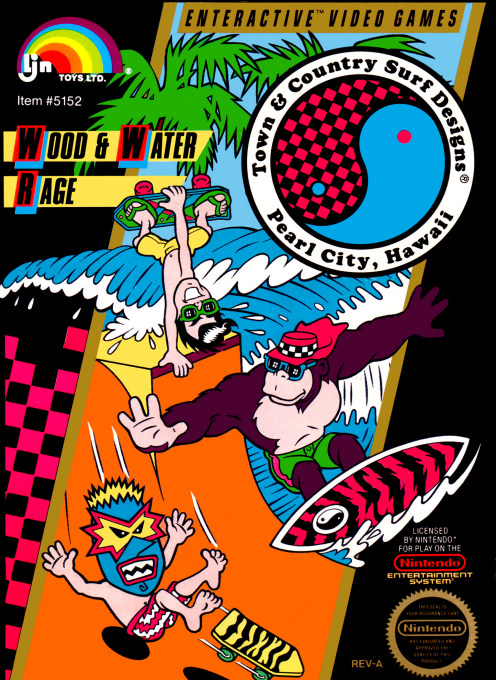 Town & Country Surf Designs: Wood and Water Rage - NES